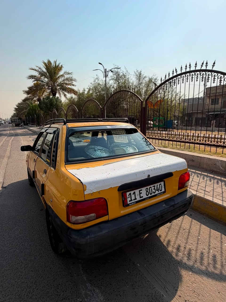 سايبا ١٢
كاملة من كلشي تدفئة تبريد شغال بس نقص راديتر

مصفره هيئة وغرامات وهزة جديده ولوحات انكليزي

جديد مسجل بلوتوث جديد

كير ومكينة ممتازة بدون لا تنقيص ولا بخار

والكشر شوفة عينك نضافتة

اي نقص ما بيها كبل للشارع

بأسمي تحويل ثاني يوم شواصي تعمير سعر٢٢ مكاني بغداد لحريه ***********

