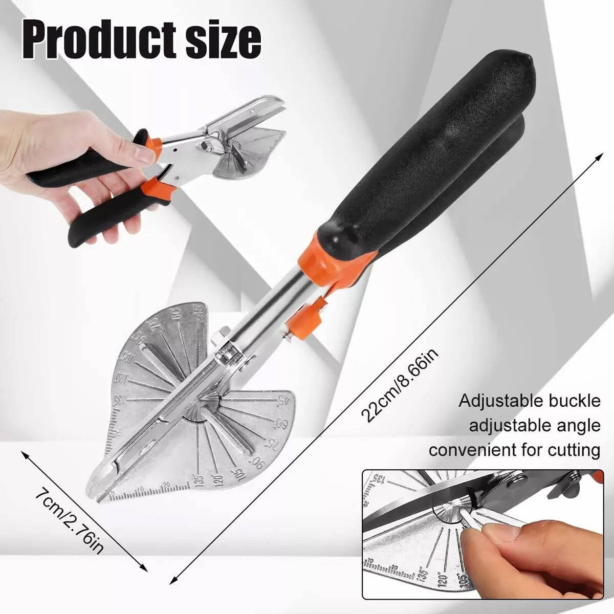 مكص لقص الزوايه مع شفرات القص سعر 5 الاف 
***********

نص مكتوب في الصور:
- Product size 7cm/2.76in 22cm/8.66in Adjustable buckle adjustable angle convenient for cutting