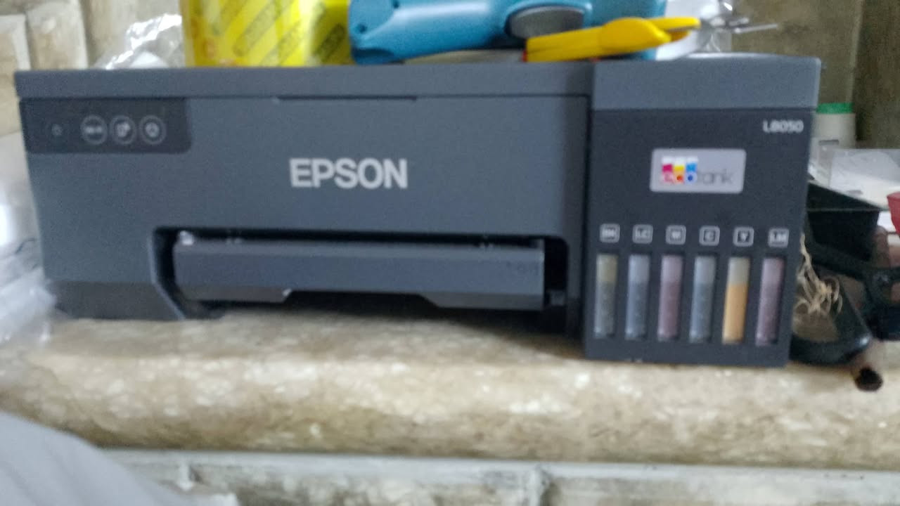 إبسون L8050 • مستعملة • مكبس حراري