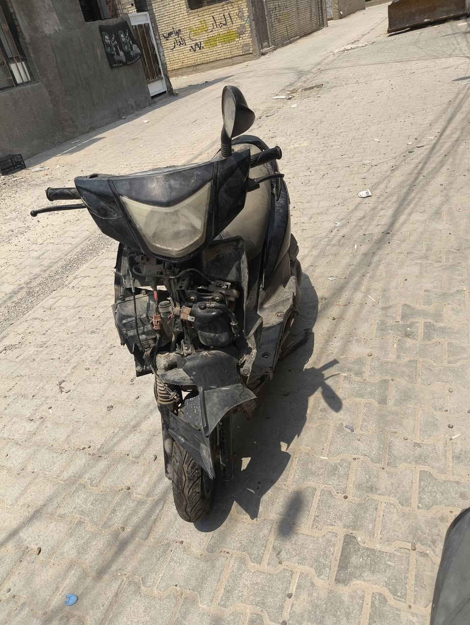 دراجه GTR نوزل مال رمبه صار بيهه حادث نفس مموضح بل صور السعر 600 المكان بغداد الحريه الرقم *********** متواجد واتساب
