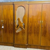 كنتور صاج خشب • كاونتر مع سنك • ٥ بيبان