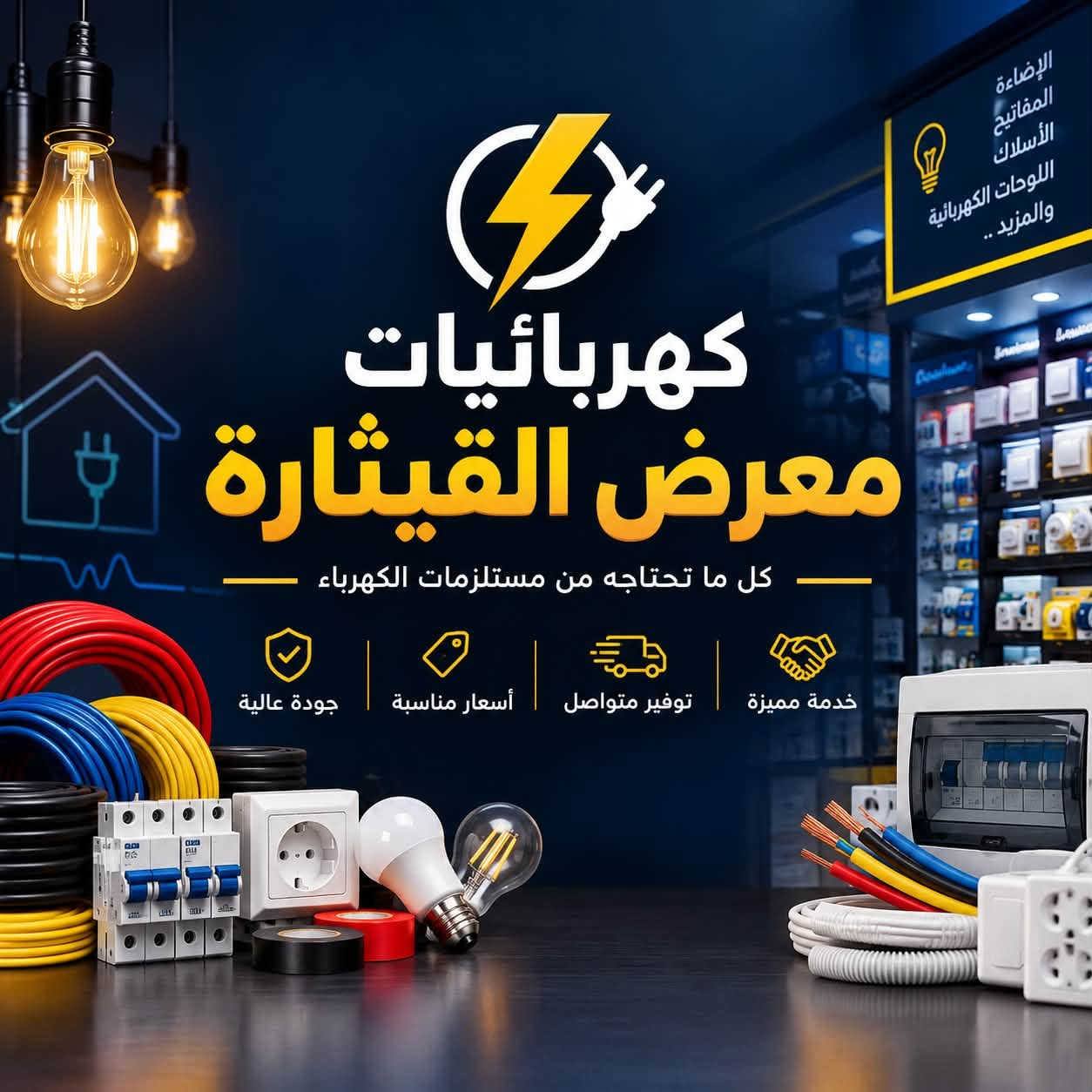 كهربائيات • معرض القيثارة • عكد النصارى