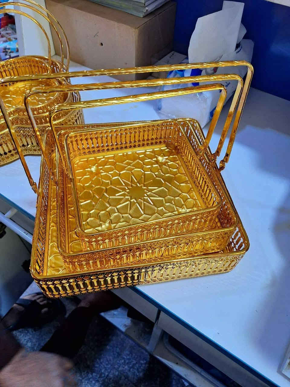 سيت مقدمة ذهبي ثلاثي طلاء ثابت 
سعر السيت  17500
عنوان حلة شارع  60 بناية مطعم ادم  واتساب  ***********
 تلكرام   https://t.me/MUS2lwBgzjQ5N2My
