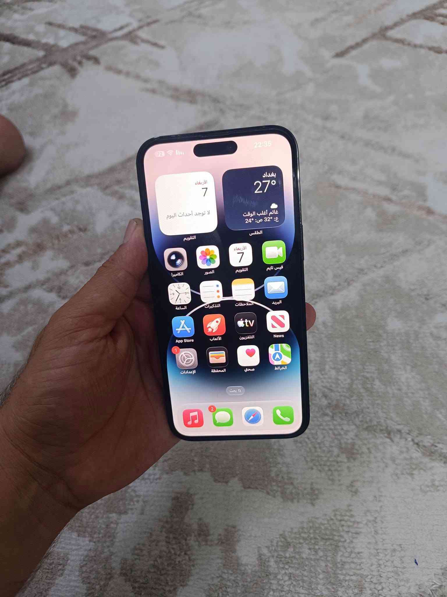 آيفون ١٤ برو ماكس • ذاكرة ١٢٨ • بطارية ٩١٪