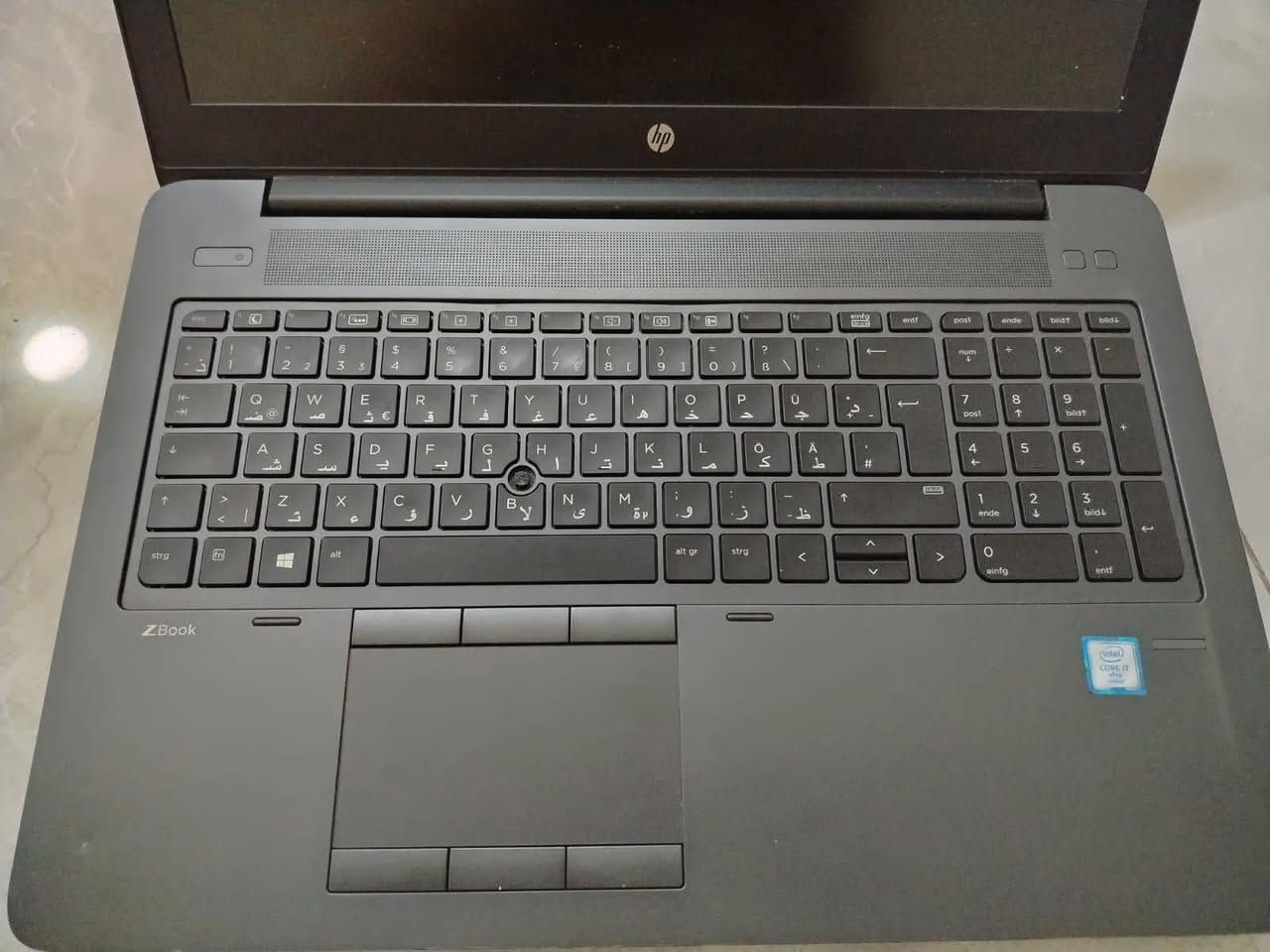 السلام عليكم لابتوب  HP ZBOOK 15 G3 للبيع 

المواصفات 

المعالج: Intel Core i7-6820HQ بسرعة 2.7GHz

الرام: 16GB DDR4

الهارد : 512GB SSD

كرت الشاشة: NVIDIA Quadro M2000M سعة 4GB

الشاشة: 15.6 بوصة 

البطاريه ممتازه 

الملحقات 

ماوس 

حقيبه

شاحنه اصليه 

السعر 450 وبيها مجال

متواجد وتس اب  ***********
