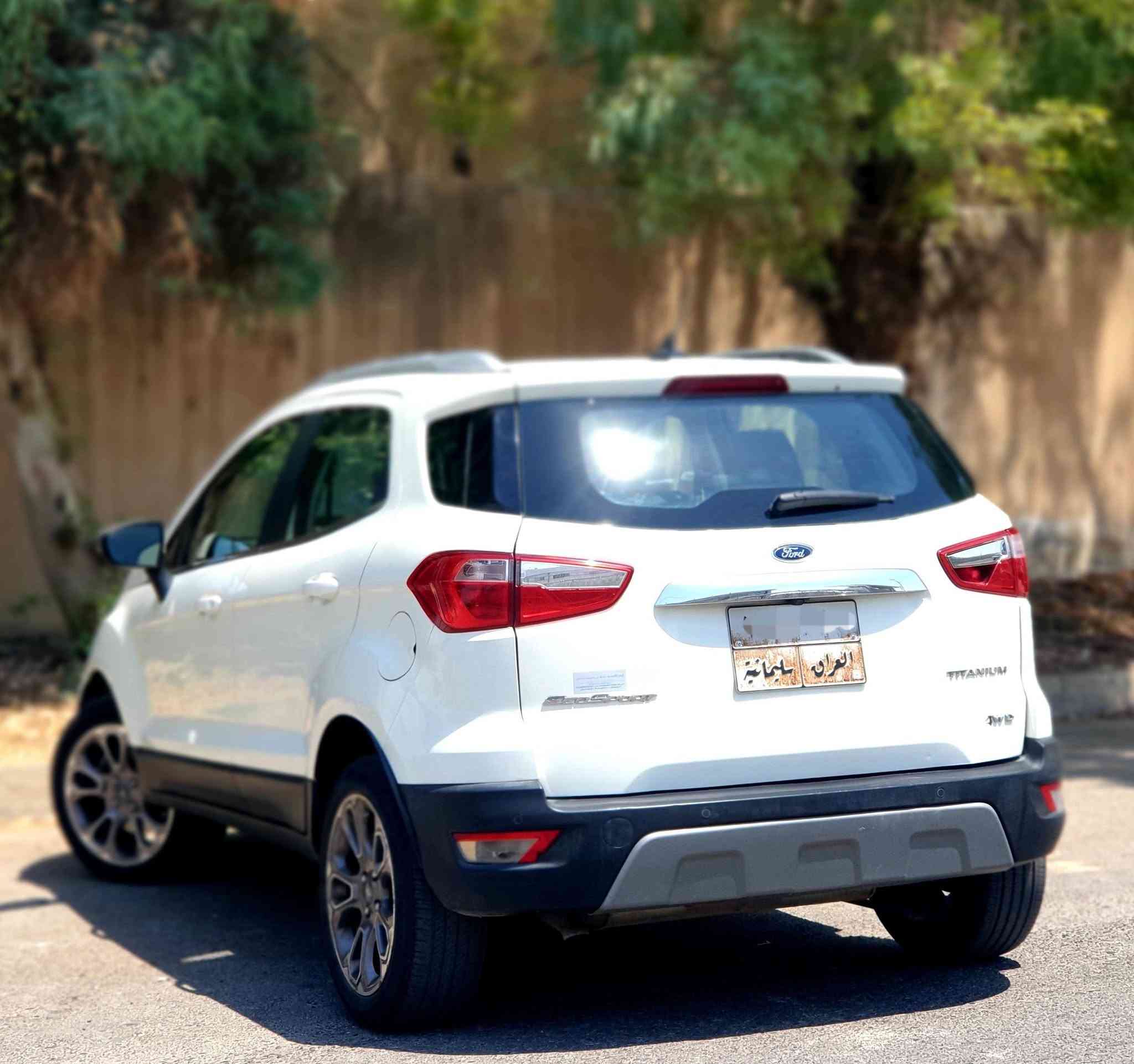 FORD eco sport ــ TITANIUM 
مودیل 2019
المسافة المقطوعة 90 mile ـ ماوەی ڕۆیشتن
مواصفات TITANIUM فول فول
سقف بانوراما
2 قطعة صبغ بدون دواخل (جاملغ امامی  + بونیت)
ایرباگ ستیرن و برده سیستم 
محرک 4 سلندر ، مامفتوح بشرط
دبل اکسل AWD
کامیرا و شاشە كبیرة
بصمة تشغيل
مقاعد جلد و کهربائي و خزن
مقاعد امامیة هیتر
ستیرن هیتر
سماعات نظام sony
کود بالباب
تحکمات ستیرن فول
شفتات بالستیرن
لایت اوتو
لایتات فول LED 
کیر ـ محرک ـ تبرید ـ تحویل بشرط
علیها غرامە ۱.٤۰۰.۰۰۰ الف دینار مرجوعة
سعر : 95 ورقە و مجال قلیل
مکان السیارە : اربیل
***********
واتساب + فایبر
