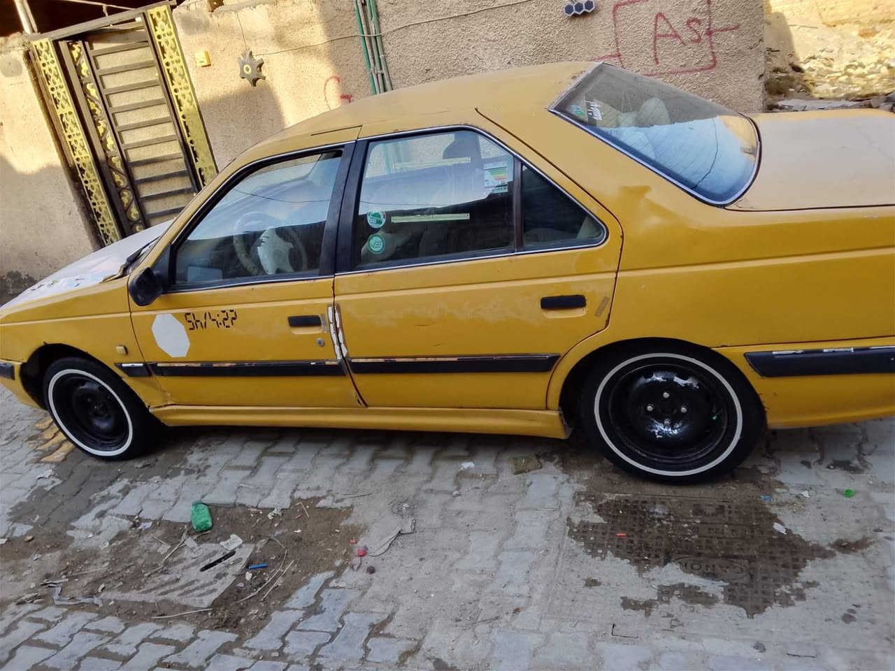 بيجو بارس13 جاهزه مكينه كير حداديه تبريد عوزه كمبريسر مصفره سياره مداور ثاني يوم بيع او مراوس مكان سماوه
