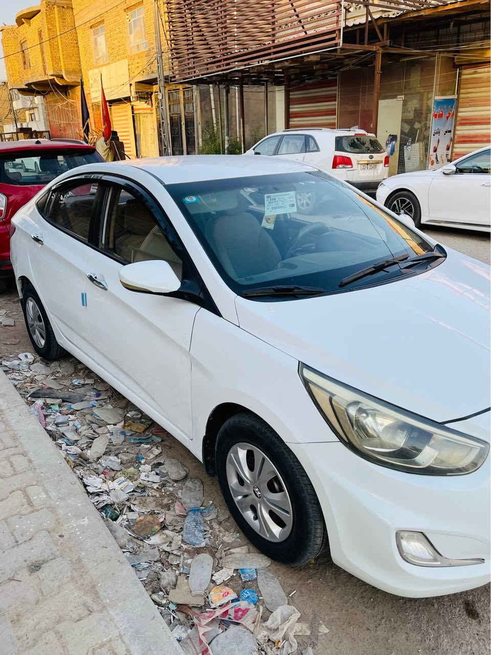 السلام عليكم 
للبيع فقط 
اكسنت خليجي 
موديل 2018
محرك 1600قطرتين المرغوب
مكينة وكير مكفولات 
تبريد ثلج 
تخم تاير جديد 
السياره مكفوله من التبديل بيها صبغ قطعتين ونص (بدون دواخل)
رقم بغداد انكليزي
السعر اتصل 
المكان /الديوانية
للاتصال *********** آفاق, القادسية
