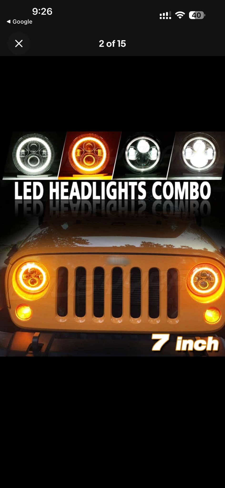 لايتات • هامر وجيب • ٧ إنش LED