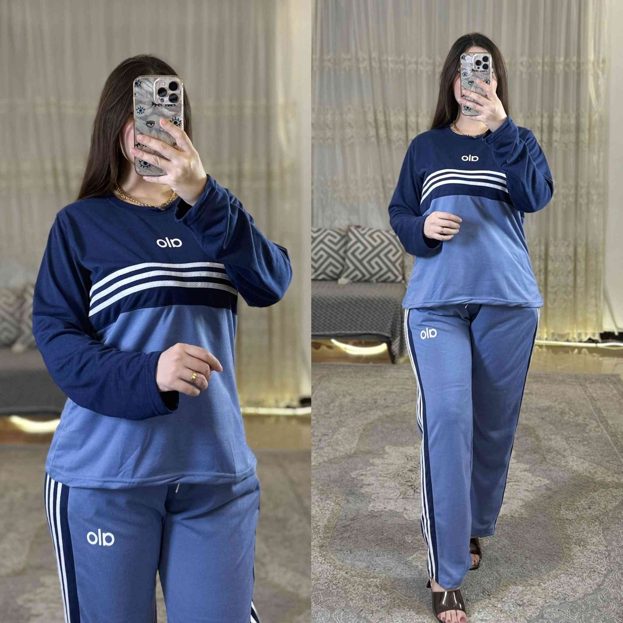 لموسم الخريف🍂
تراك نسائي alo رياضي  💯
الخامه توفليس قطني ليكرا مكفول 
القياسات  L _ XL _XXL _    قالب رهي جداً
سعر الدرزن 12 قطعه 75 الف 
يوجد توصيل جميع المحافظات
