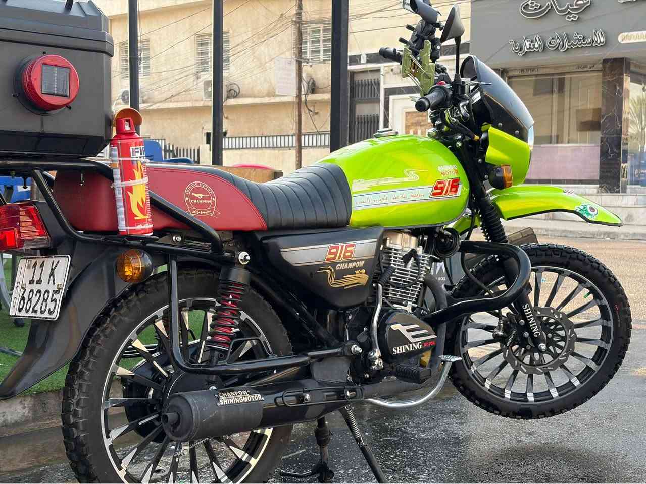 السلام عليكم دراجه شايننك جبلي 2026
رقم بغداد انكليزي باسمي شرط تحويل ثاني يوم 
ماشية 5000 بس يعني زيرو دراجه مال بيت 
دراجه كامله ومكفوله صندوك ودبل اشاره وتزويدات كامله 
مكاني بغداد 
سعرها 2450000
للتواصل *********** بغداد, العراق
