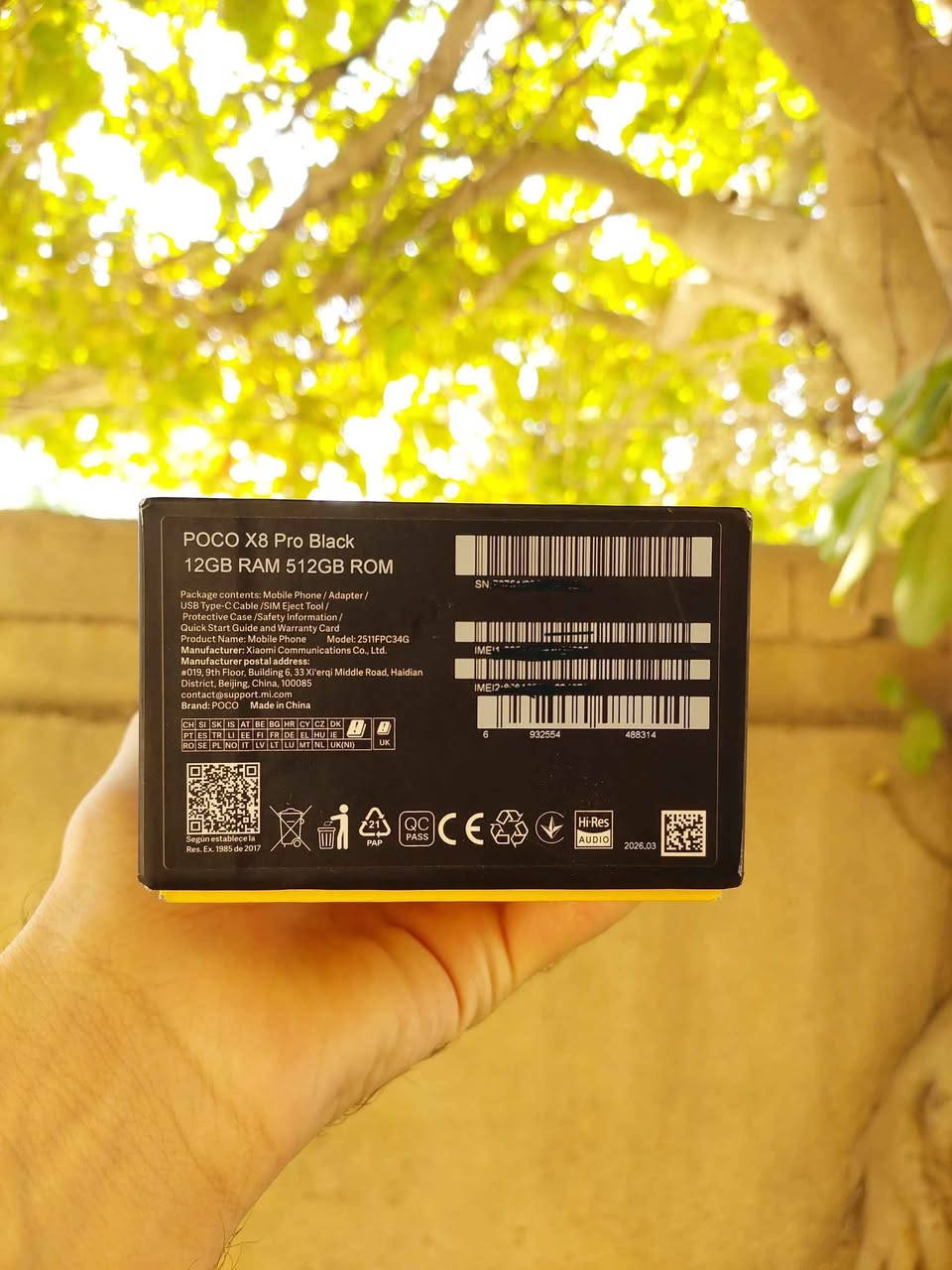 السلام عليكم 

للبيع او المراوس

بوكو X8 PRO اسود 

ذاكرة 512 الرام 12

دبل شريحة

ملحقاتة كارتونة و حافظة 

بطارية 100 

جهاز استعمل قليل جدا خالي من اي عطل او خدش
 
مكاني بغداد المحمودية او اللطيفية

السعر 550 

متوفر توصيل

واتساب 
*********** بغداد, العراق
