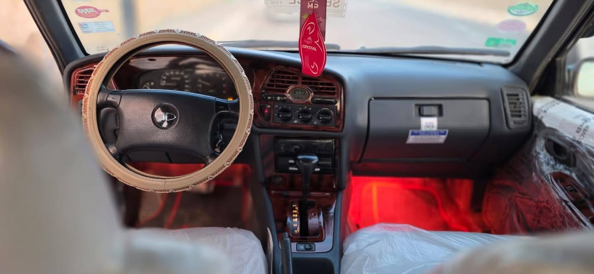 السلام عليكم برنس فراشه  كير اوتماتيك محرك مفتوح سنتر لوك تخم تاير موديل1996 رقم الانبار نكليزي مشروع وطني مصبوغه حزام جماليه فقط السعر 38 مكان سياره فلوجه ***********
