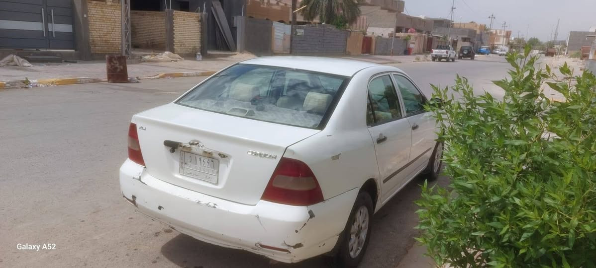 كورلا بيكاتشو ٢٠٠١ رقم بغداد بيها صبغ بالجاملغ الخلفي عكس السايق وبيها بارد بالبجم محرك ١٦٠٠ تخم تاير تبريد وصدر خير من الله تريد بس دعاميه اماميه وشباك السعر 65 وبيها مجال *********** واسط الصويرة
