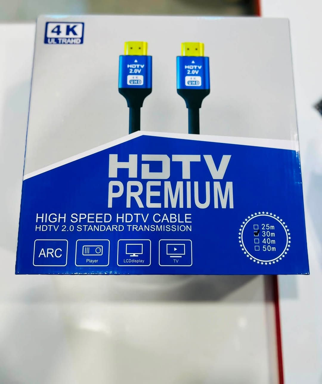 🎥 كيبلات HDMI الأصلية – جودة صورة وصوت بدون تقطيع 🔥
✅ يدعم دقة Full HD / 4K
✅ نقل صورة وصوت عالي الجودة
✅ مناسب للشاشات، الرسيفرات، البلايستيشن، اللابتوبات، وأجهزة الكمبيوتر
✅ خامة متينة وعمر استخدام طويل
✅ أطوال مختلفة حسب الحاجة
1.5m.
3m.
5m.
10m.
15m.
20m
.25m.
30m
📍 متوفر لدينا بأسعار منافسة وجودة مضمونة.

📩 للحجز أو الاستفسار، راسلنا على الخاص او على الواتساب:***********
