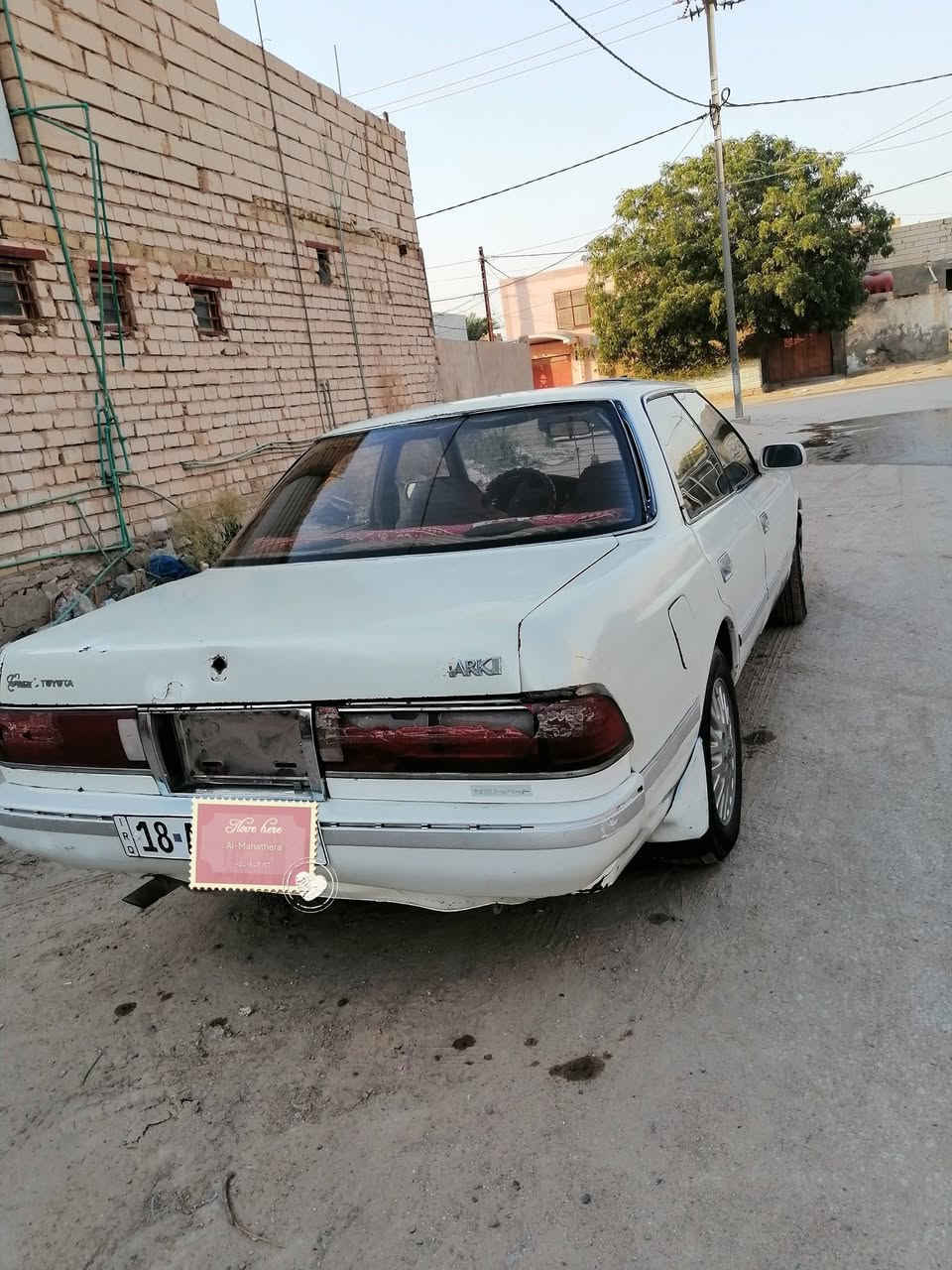 مارك موديل ٨٩ مكينه كير جيد رقم بابل جديد سنويه الى ٢٩ شرط المداور العنوان النجف قضاء المناذره السعر ٣٨ وبيه مجال مكلف بالنشر رقم صاحب السياره ***********
