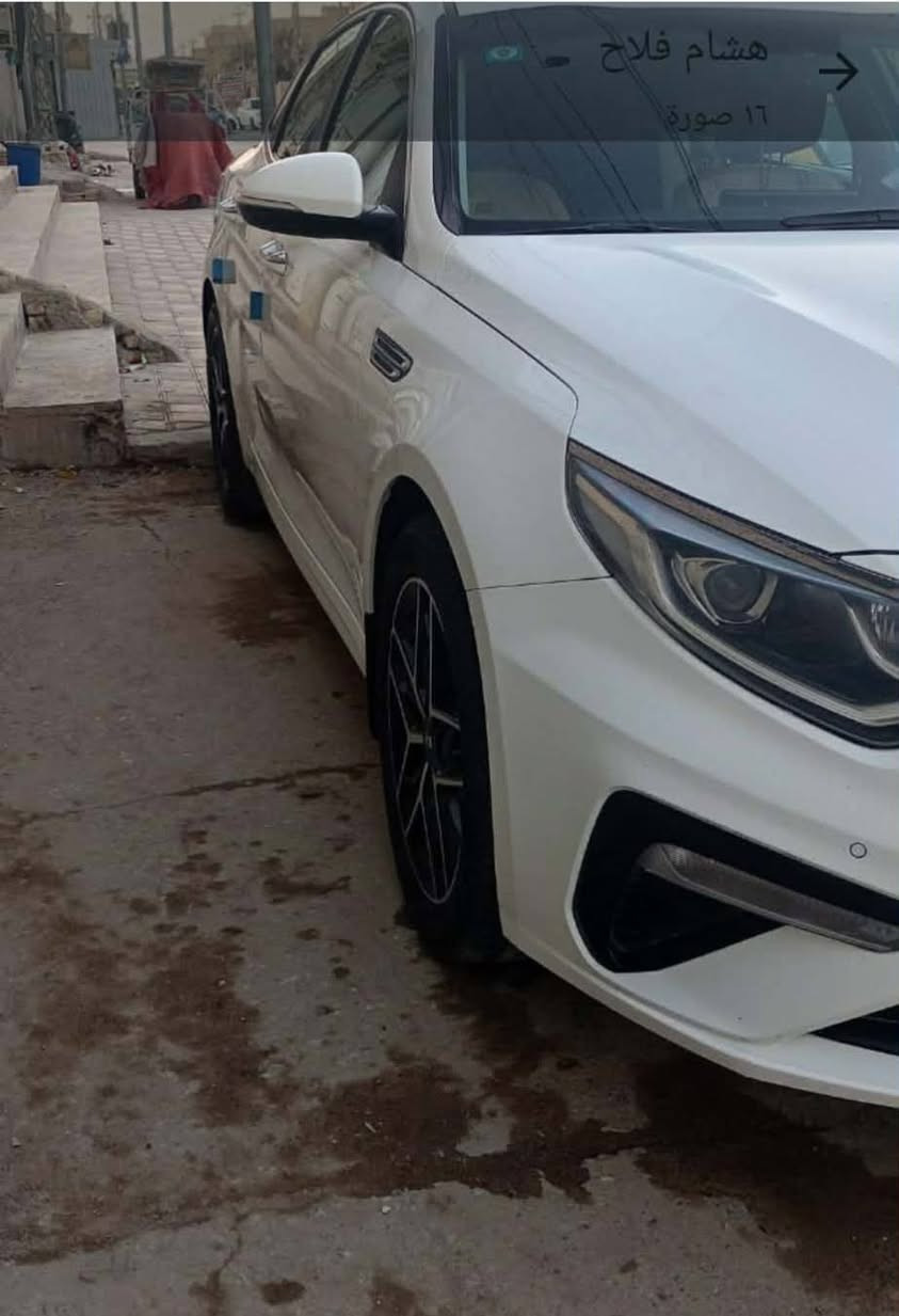 السلام عليكم
اوبتيما 19 خليجي 
رقم واسط باسمي 
محرك 2.4 دوش 
السياره على وضع الشركه 
ماشيه 123
مكان السياره ناصريه مركز 
السونار مرفق بالمنشور 
الاستفسار ***********
