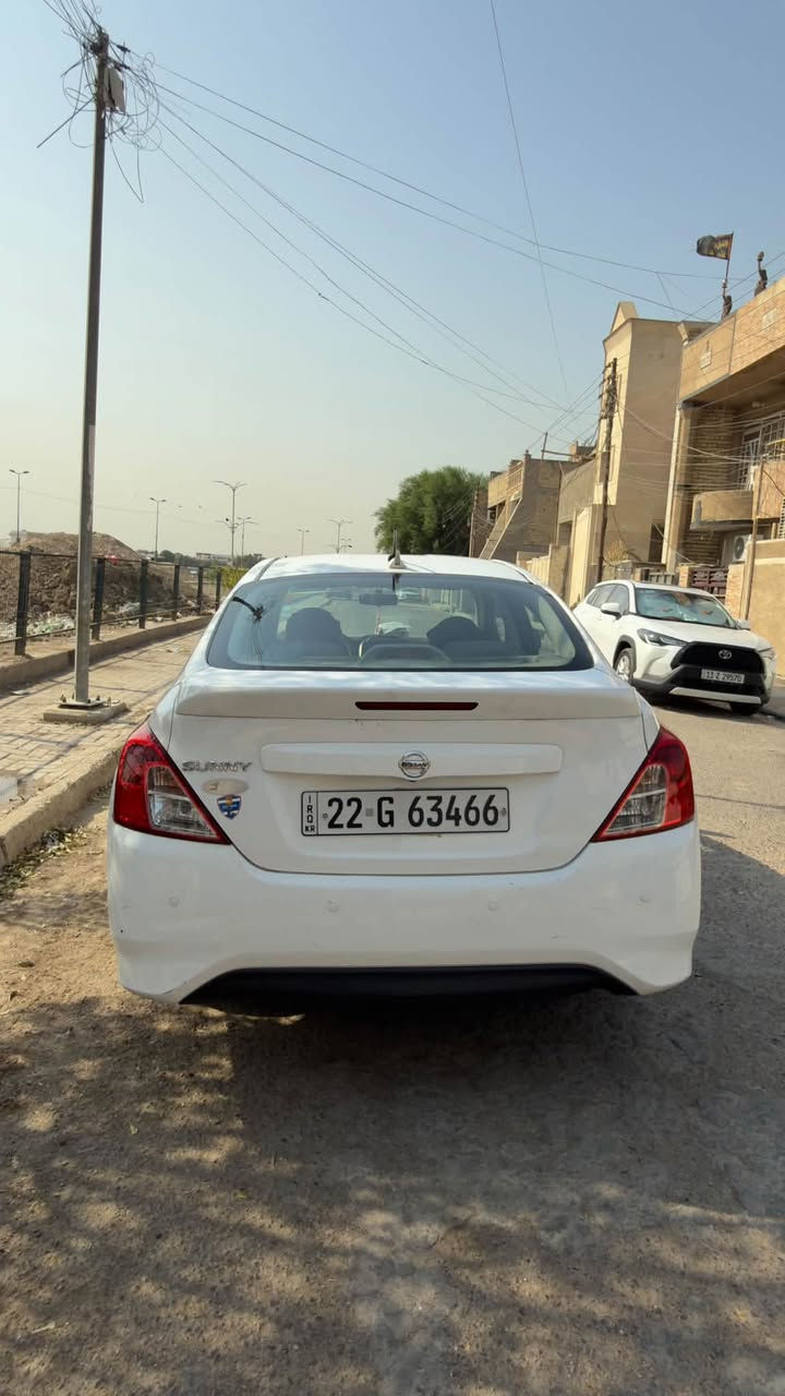 السلام عليكم نيسان صني
موديل2019  رقم اربيل تحويل ثاني يوم
سياره بدون صبغ او تبديل 
فقط باردات ورصعات بسيطة
 كير مكينة كفالة 
صدر جديد
تخم تاير شاده  
 مكاني بغداد السيدية 
 السعر95 وبيها مجال اللشراي
***********

