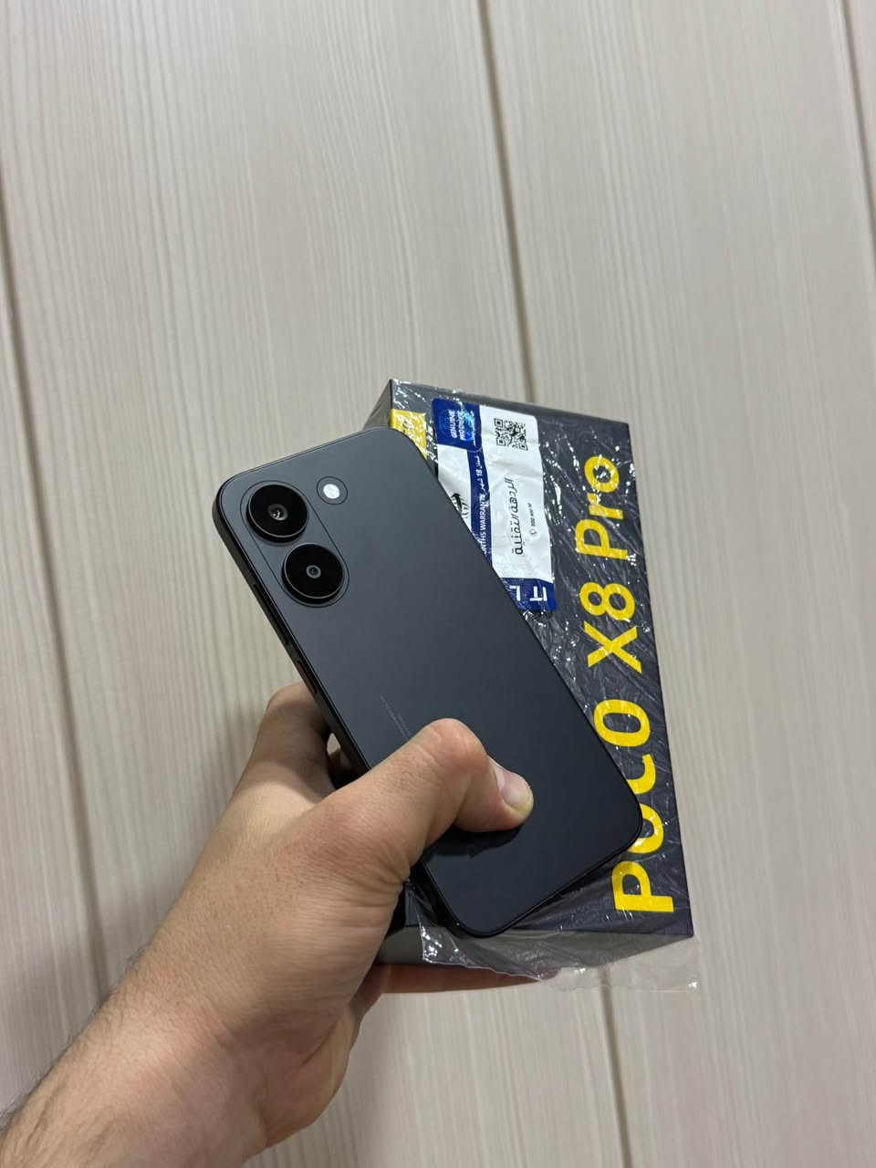 Poco x8 pro 📱

لۆک لۆک 
زۆر زۆر کەم ئیشکردوو 
بە زەمانی 18 مانگ 
IT lobby 
512 گێگابایت 
ڕام 12 
پاتری 6500
Dimensity 8500 Ultra 🫨
Charge 100 W
120 FPS
دژە ئاوو IP 69
2 sim 

نرخی 585 هەزارو مەجال 
***********
***********
کۆڕەک وەتسەپ و ڤایبەری لەسەرە 📞
موشتەری تێل بکە لە خزمەتتام

گەیاندن هەیە 📦 السليمانية, العراق
