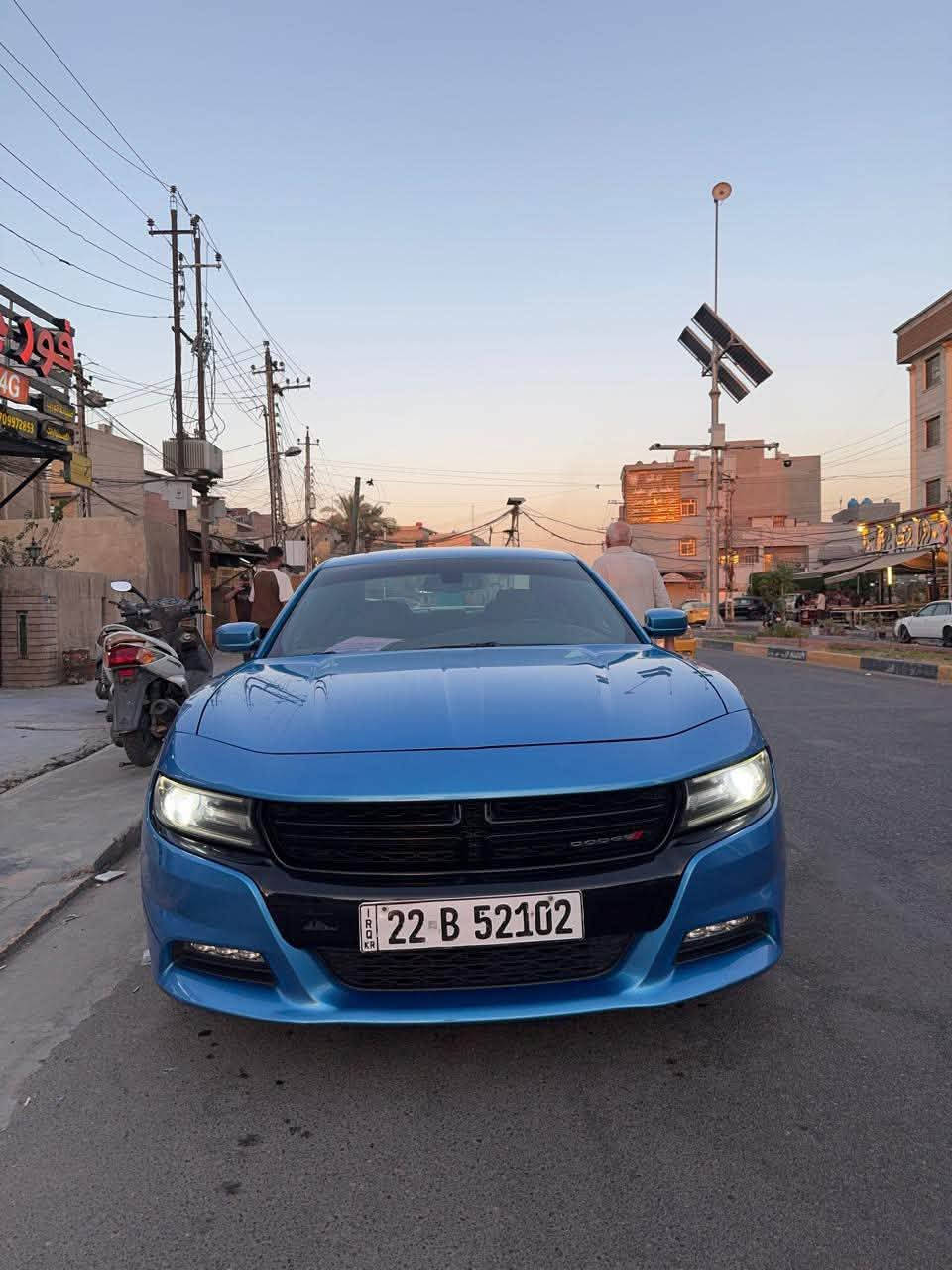 دوج جارجر موديل 2018 R/T 5700 / فول فتحه شاشه جبيره  سيارة خليجيه بدون حادث عدا بارد بل باب لون بحري رقم اربيل بسمي تحويل ثاني يوم ماشيه 47 مايل وكاله هارلم عنوان بغداد حي القاهره سعر 210 وييه مجال للشراي اتصال ***********
