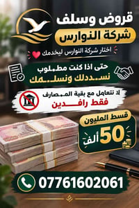 قروض وسلف • شركة النوارس • رافدين
