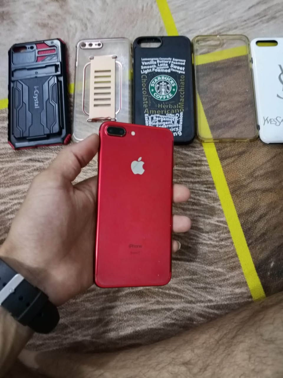 السلام عليكم ايفون 7بلاس  ذاكرة 128بطارية 🔋100 جهاز نضيف بي فطور خفيفة اسفل الشاشة ولبصة شغالة وكامرة دقة فول لونة دم الغزال السعر 100الف قفل مكاني سامراء القلعة الستفسار ***********موجود واتساب
