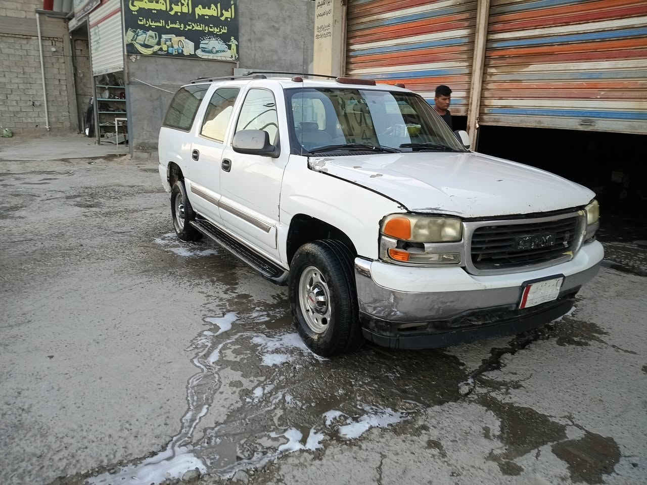الفنيه للبيع مديل ٢٠٠٢بيضه رقمها احمر صلاح الدين تبريد شغال سعرها ٥٠وبيها مجال حك الجيه مكان النجف رقم التلفون ***********
