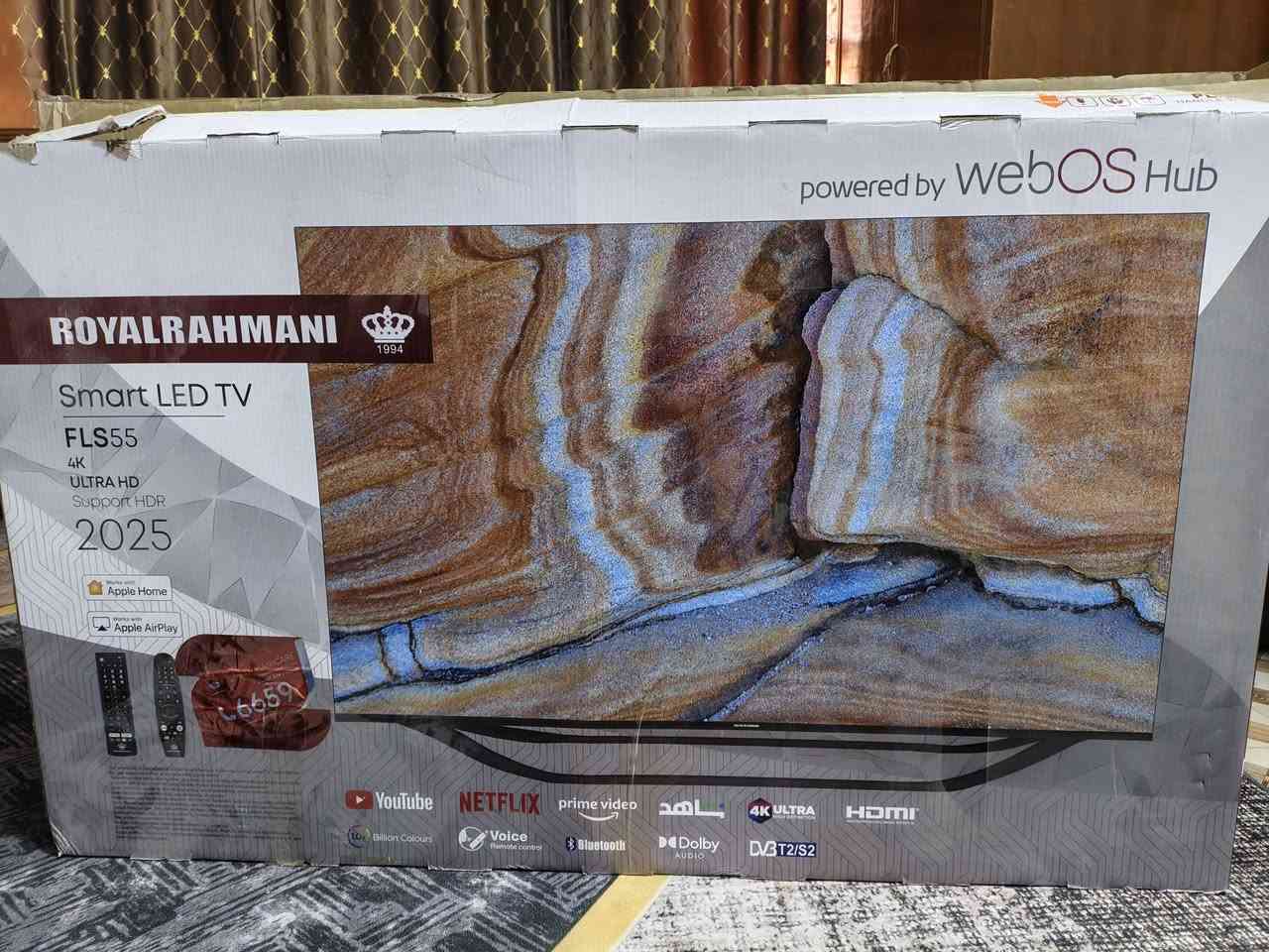 شاشه رويل رحماني حجم 55ريمونه ماوس 4Kشاشه راقيه بسعر 400 عنواني نجف حي النداء وتوصل عندي وهاذه رقمي *********** النجف, العراق
