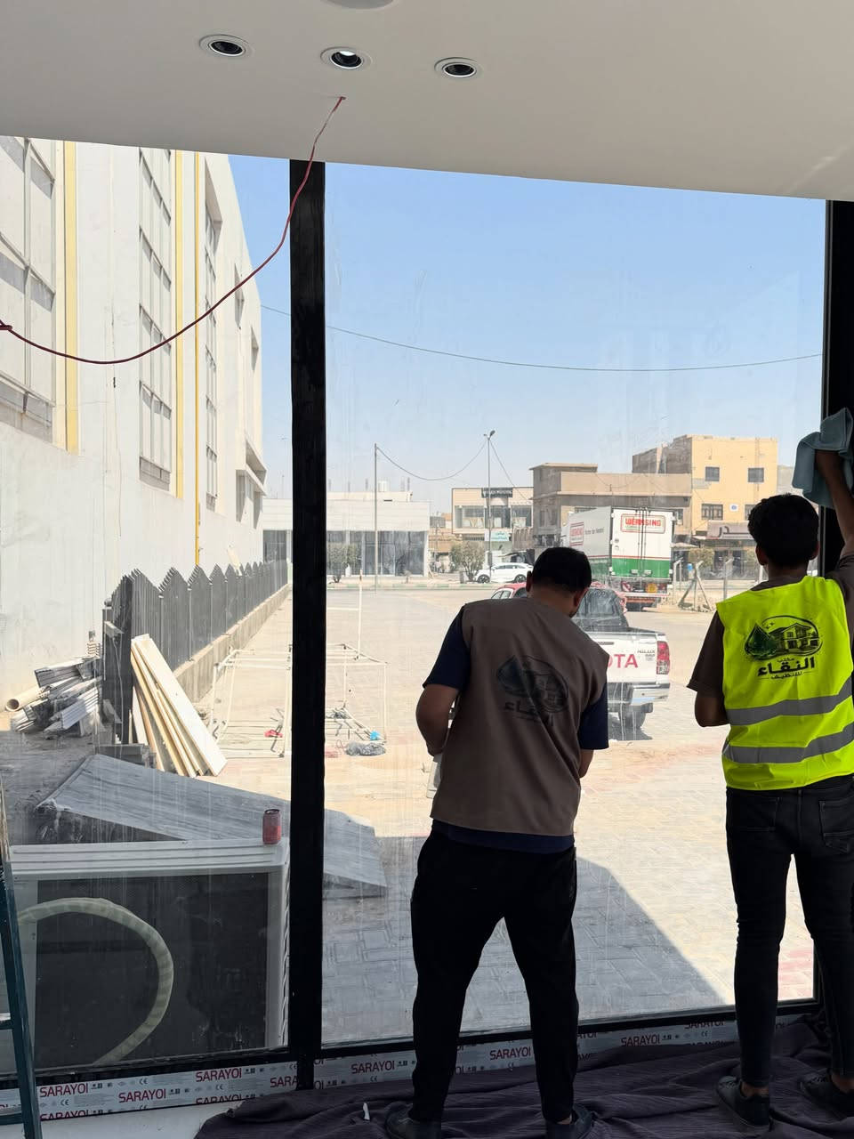 ⁨ مكتب النقاء للتنظيف ✨

هكذا وجدنا …. هكذا تركناه 🤍

متخصصون في تنظيف وتلميع الواجهات الزجاجية للمحلات، بعناية دقيقة ونتيجة تلاحظها من أول نظرة

لمعان يرى من بعيد.. ويقدّر من أول نظرة 

#مكتب_النقاء_للتنظيف #تنظيف_واجهات_خارجيه #السماوة #اكسبلور #ترند⁩

نص مكتوب في الصور:
- مكتب النقاء للتنظيف