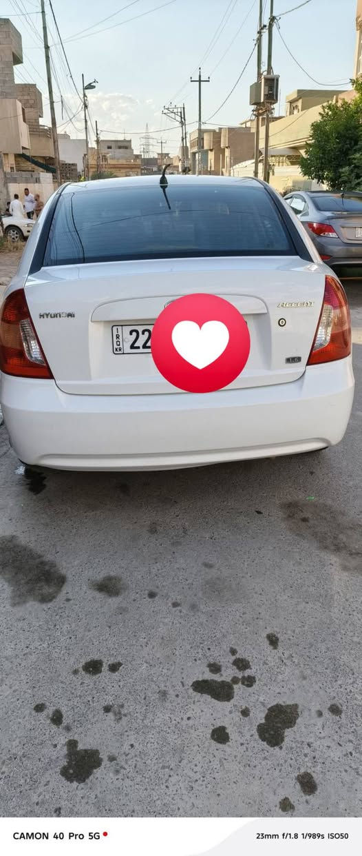 اكسنت 2011بدون صبغ السياره vvt سنويه نهايه ٢٠٢٩بيها بارد فقط في نهايه الخلفي  ***********
