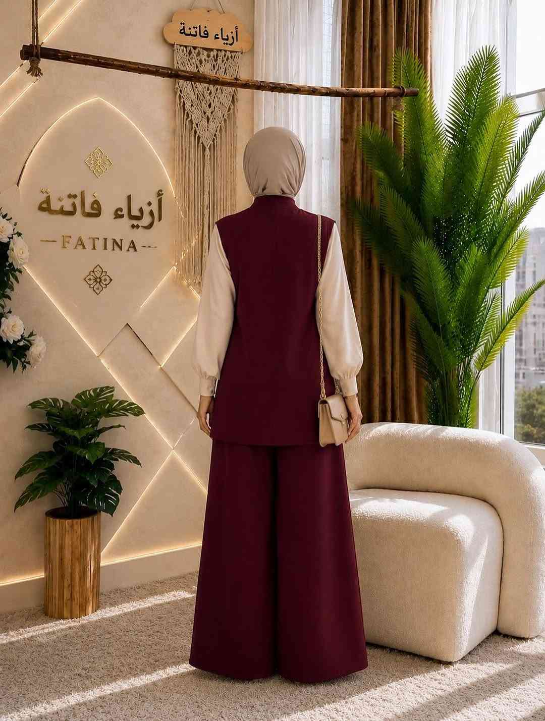 ازياء فاتنة 
اختيار الفاتنات 
مكمل الحجاب من ماركة فاتنة 
قطعتين رح تعيد ترتيب ڪُـل ملابسنا 
الكيلوت الكوري اللطيف مع الڪـت الهاينك 
• طول الكيلوت 105 سم 
• ⁠والهاينك هدية 🎁 مع الكيلوت المهم اثنينهم نفس اللون 
• طول الهاينك 85 سم 
• االــخـــــــاامــة معتمة صيفية محتشمة 

الالوان (: 
الابيض 
الماروني
الخاكي 
البني 
الرصاصي
النيلي 
الاسود 
يعني 7 الوان اساسية 
___________________________ 
🖊️ االــخـــــــاامــة (: 
كريب الروزالين ) :- هو احد انواع الاقمشة الممتازة الي ماسكة نفسها وماتلزك ؏ــلى الجسم ولا يخيل وميحتاج الى كوي بس شي بسيط

___________________________ 
القياسات عادية وخاصة 

القياس العادي ):- 
🌱قياس 1/2:- 
تلبس وزن من 70 الى 85 كــــيـلـو ⚖️ 
يعني يلبس قياس. 42 .  44 .  46 . 

القياس الخاص ):- 
🌱قياس 3/4:- 
تلبس وزن من 90 الى 120 كــــيـلـو ⚖️ 
يعني يلبس قياس. 48.  50.  52.  54 
___________________________ 
سـ✿ـــعـــر  الكيلوت بـــ 50 الفــــﮯ 
________________________________ 
مع الهاينك  هدية 🎁 

للحجز والاستفسار المراسلة ؏ــلى الواتساب :- *********** 
او ؏ الرقم الثاني *********** 
او ؏ فــــاتــنــة 2 ← fashion_fatina2
#ازياء_فاتنة

