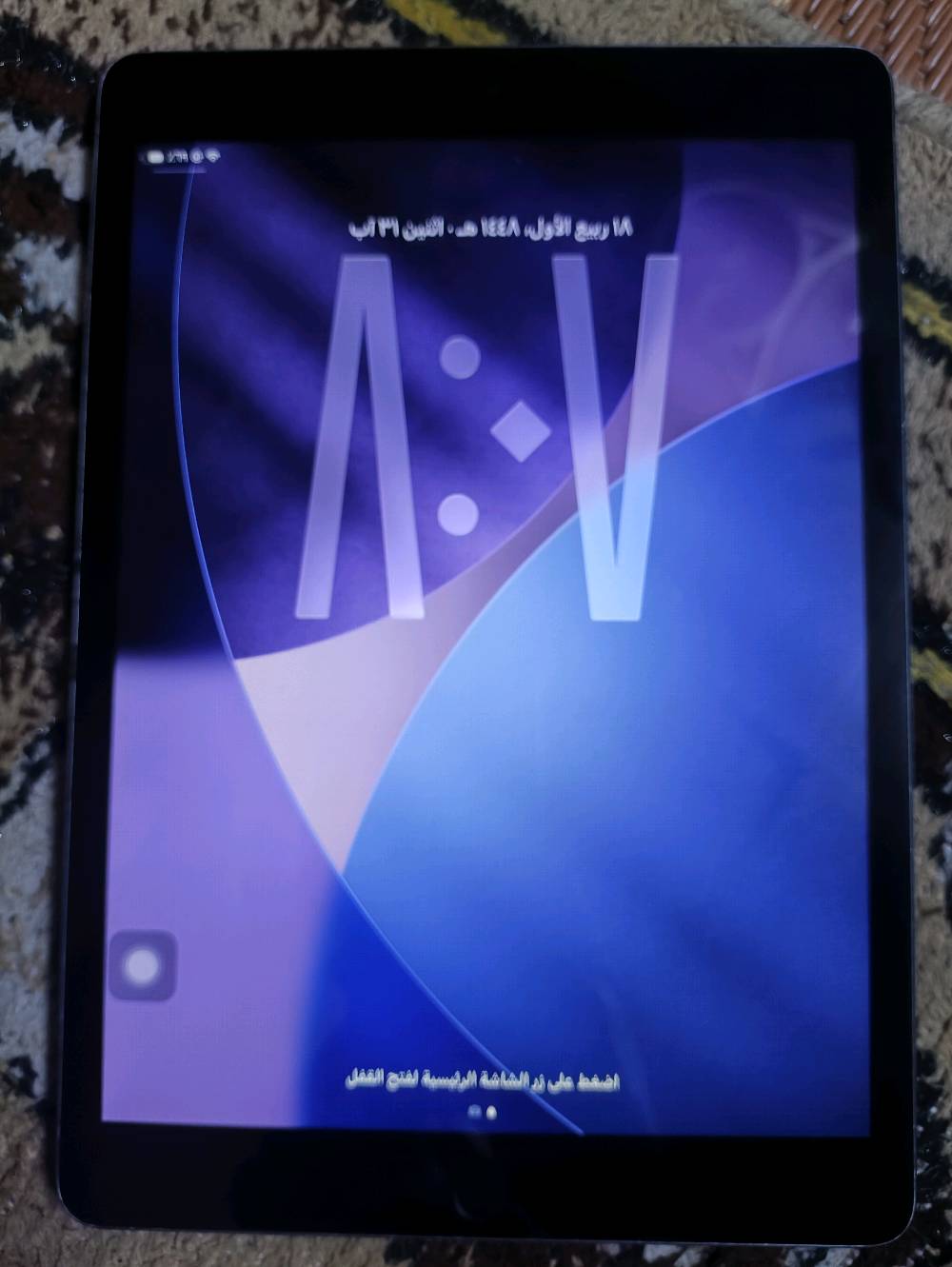 ايباد 9 ذاكره 64 الجهاز نضيف مبدل بطاريه جديد السعر 200