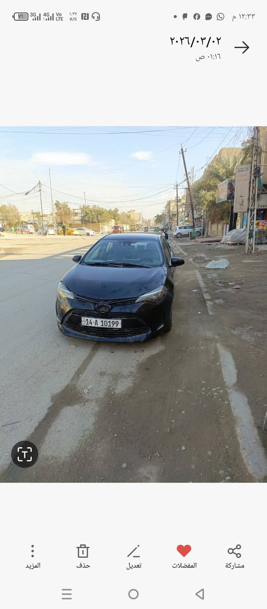 كورولا موديل 19 امريكيه السعر ٧٧.  المكان بغداد رقم بصرة.    ***********
