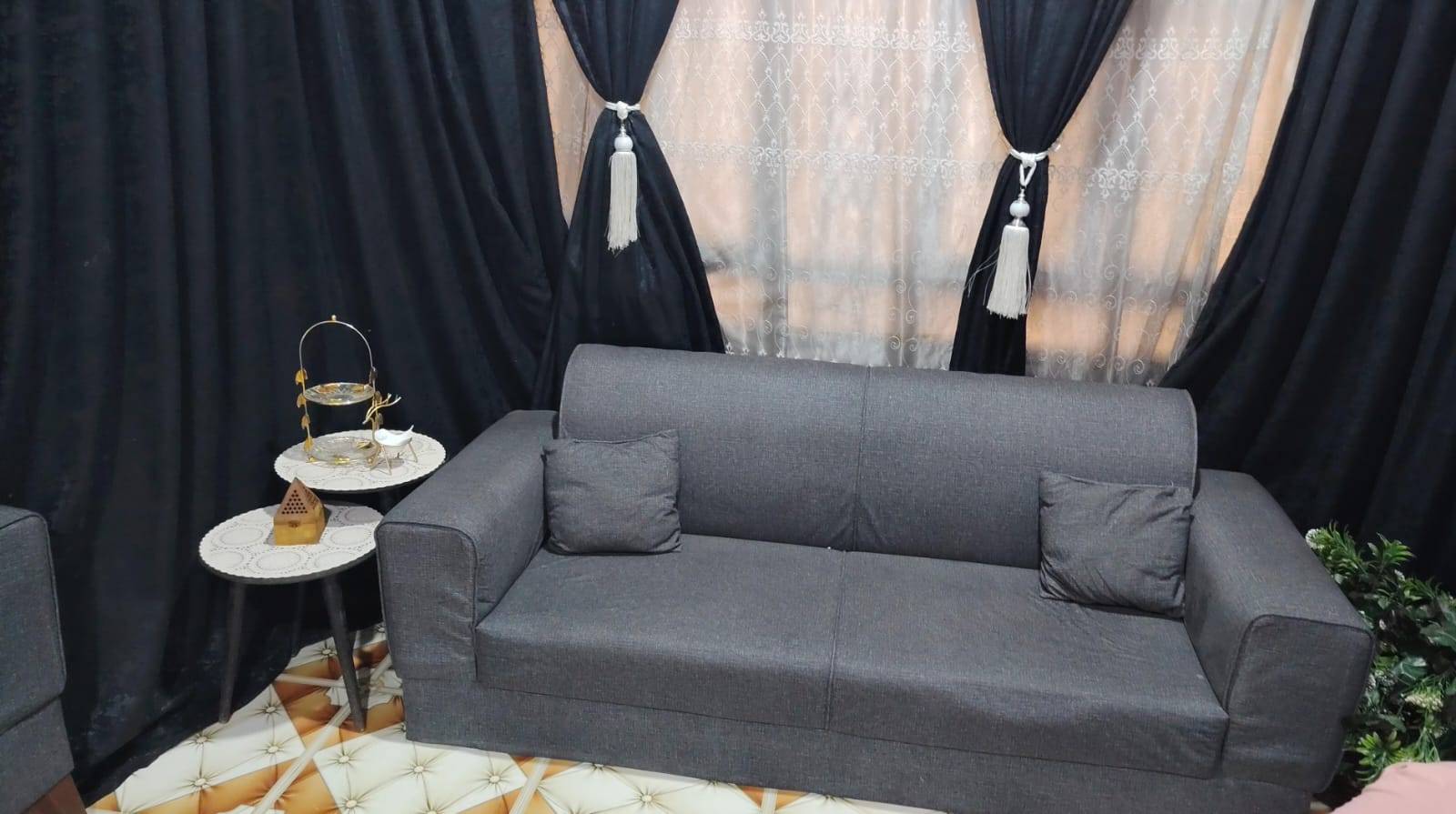 كنب • طقم ٦ قطع • مع الطبلت