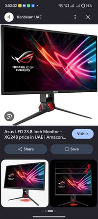 ROG XG248 • ٢٤٠هرتز • حالة ممتازة