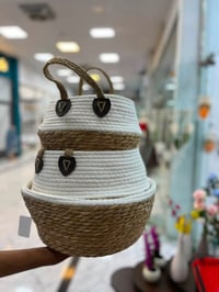 سلة قش • ديكور منزلي • بعقوبة