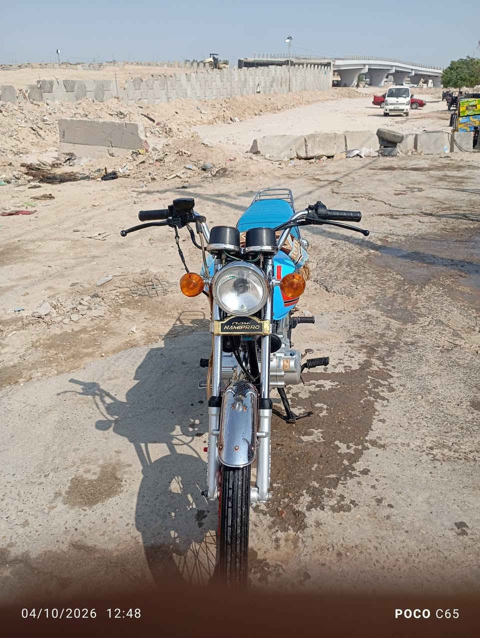 سلام عليكم دراجه اربعه كير نامه برو غطاس موديل 23 بلاد  مداور ثاني يوم مكاني النجف حي الميلاد سعر 1300 وبيهه مجال قليل رقم *********** بي وتساب

نص مكتوب في الصور:
- 04/10/2026 12:48 POCO C65