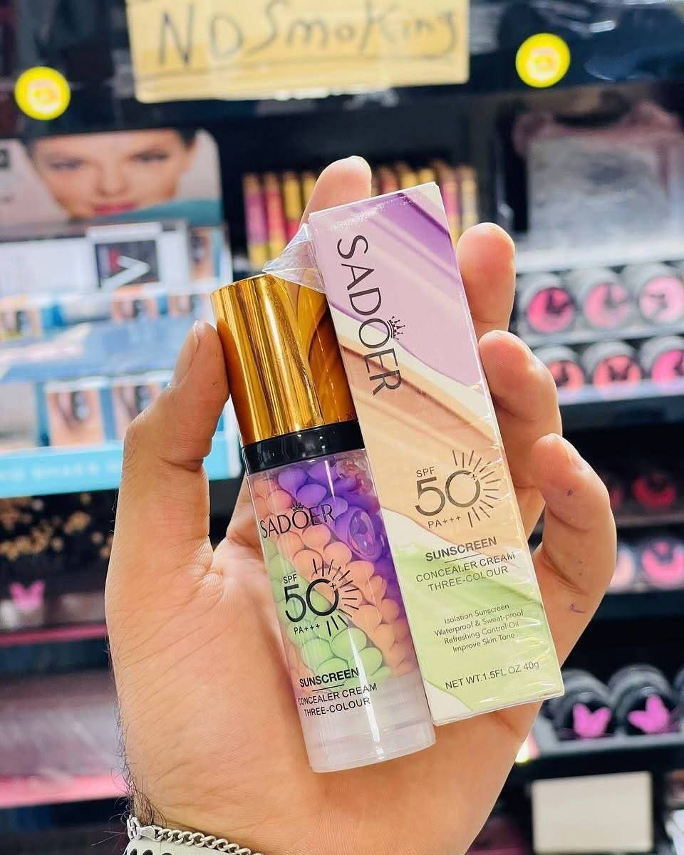 برايمر واقي شمس SADOER+ واقي شمس spf50
الواقي مناسب لجميع انواع البشرة
حماية عالية من الشمس ومقاوم للماء💦
مميزات برايمر 
- يوازن دهون البشرة
- حماية من الشمس spf50
- تنعيم وصقل البشرة
- توحيد لون البشرة
- تثبيت المكياج لفترات طويلة
- ترطيب البشرة
- خافي للعيوب وللمسام💯

للاحجز دياركت -***********واتس 

  📍الحصوه -سوك الحصوه -خلف مرطبات التفاحة -كوزمتك الزهور

  توصيل يتوفر🚛🚛
   #اكسبلورexplore  #مشاهير #كوزمتك  #العراق_السعودية_قطر_الامارات_الكويت_البحرين_اليمن_الخليج_سوريا_مصر_لبنان_الجزائر_تونس_المغرب_قطر_دبي
