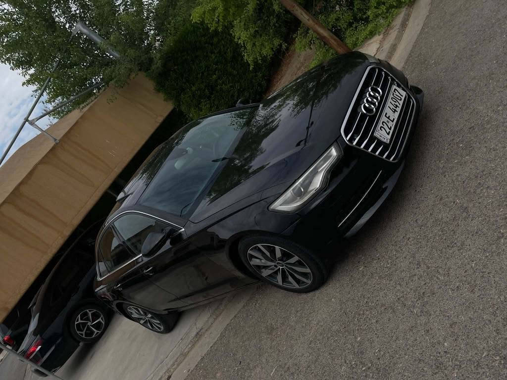 Audi A6 2015 (( خليجي ))
للبيع مراوس اودي A6 فول 

السياره جاهزة بدون نواقص نهائيآ
  
اودي A6 

موديل 2015

 اللون اسود

ماشي 133 الف مايل
 مواصفات خليجية السيارة 
استلام شركة سردار في اربيل 
ضمان دولي السيارة         
                 

محرك 6 سلندر تنفس طبيعي  كير ٨ سرع 🚀 بشرط وضع شركة

                                المواصفات ١/١
1-ابواب وجنطه شفط             

٢- بصمة

٣- سايد بريك كهرباء 

٤- اوتو stop في الازدحامات 

٥- خمس بصمة

٦- بردة خلفية

٧- بردة جانبية

٨- كشنات جلد لاونين قرميطي

٩- كشنات كهرباء

١٠- كشنات خزن ميموري

١١- سيدي  جنجر ٦ اقراص (CD box)
‏DVD

١٢- سستم صوت كامل مضخم 10

١٣- شاشة متحرك

١٤- بلوتوث

١٥- اوتو هولد

١٦- ٤ حساسات امامية

١٧- ٤ حساسات خلفية

١٨- ٤ وضعيات قيادة

١٩- گیر  اوتوماتيك 

٢٠- گیر عادي 

٢١- گیر سپورت

٢٢- گیر  ستیرن (شفتات ستيرن)

٢٣- عداد سرعة 300 ✈️

 ٢٤- نظام ABS و مانع انزلاق 

٢٥- قفل  سرعة 

٢٦- تحكم ستيرن جهتين 
 
٢٧- بك   لايت ليد

٢٨- لايتات  امامي  ليد

٢٩- كشافات زينون

 ٣٠- لايتات  نظام دوارة

٣١- زراك لايت جهتين 

٣٢- مري قلاب 

٣٣- اشاير بالمري 

٣٤- تبريد مركزي ٣ قطع مناخ منفصل تحكم كامل من قبل السائق او راكب الامامي و الخلفي 

٣٥- ثلاجة
 
 ****************
گیر و محرك بالشرط

حدادية جديد بالشرط

تبريد ثلج بالشرط
******************

السيارة بيها فقط صبغ حزام بدون حادث 
معجون السيارة كفاااااااله عامه 

*******************
مکان سيارة اربيل 📍
رقم اربيل دولي سنويه هز فحص جديد
) السياره باسمي تحب تحويل تحب وكاله نفس اليوم
*********** واتساب
***********☎ أربيل, العراق
