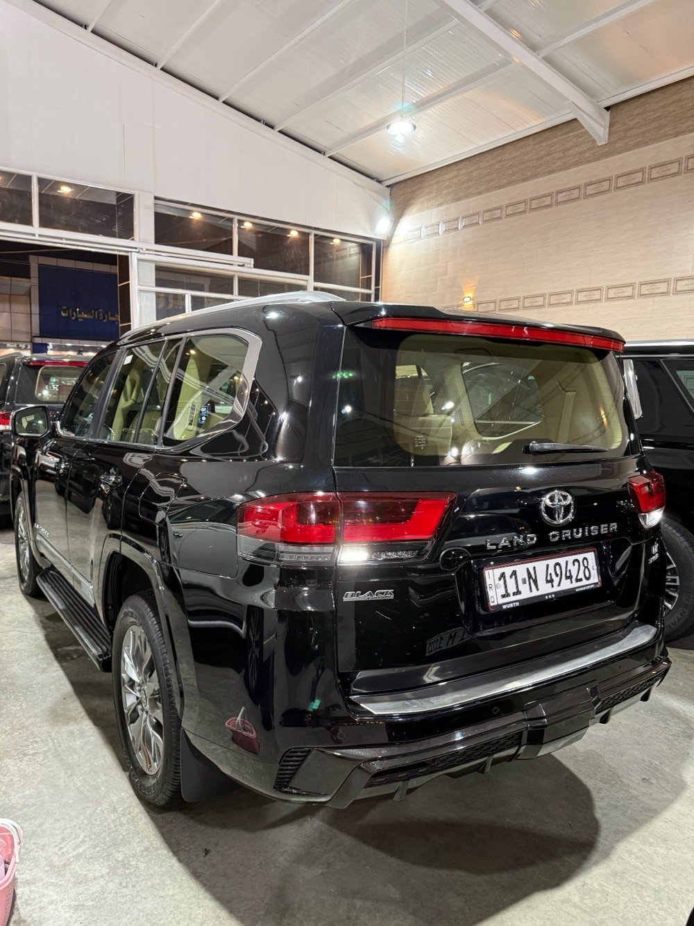 * لاندكروزر  vx لمتد 2023 بغداد مغلفه ppf
* ⁠سعد العبيدي (***********)
* ⁠جعفر (***********)
* ⁠السعر (66.500 $) مغلفه ppf
* ⁠الفئة:  LIMTED  /  VX تنفس طبيعي
* ⁠داخل جلد بيجي اصلي 
* محرك 6 سلند (4000 cc) 
* ⁠العداد (29750) رقم بغداد 
* ⁠رادار امامي - رادار خلفي - رادار جانبي (نقطة عمياء) 
* ⁠تحديد مسار قيادة ذاتية 
* ⁠شاحن وايرليس امامي 
* ⁠هاندبريك بصمة لايت اوتو 
* ⁠ماوس تغير وضعيات القيادة 
* ⁠بصمة تشغيل بصمات ابواب عدد (5).
* ⁠سماعات تويتر (JpL) شاشة دجتل
* ⁠شاشة كبيرة اصلية 
* ⁠شاشات خلفية عدد (2) 
* ⁠4 كامرات (360 درجة) اصلية 
* ⁠فتحة سقف (سلايت) لايت ثلاث عدسات
* ⁠الكراسي الامامية كهرباء 
* ⁠كراسي الامامية تبريد تدفئة 
* ⁠مقاعد (7) راكب  فور ويل (4*4)
* ⁠ثلاجة وسطية جنطة كهرباء  
* ⁠داخل صاج تشغيل عن بعد
* ⁠علامة لاندكروز الضوئية بالابواب
* حساس امامي خلفي مري طي كهرباء مري جانبية نيكل 
* ⁠قبضات ابواب نيكب ترايش ابواب نيكل 
* السعر  (65.500 $) رقم بغداد كامل
* العنوان :- بغداد النهضة الشآرع الثآني  معرض الناجي سعد العبيدي 
* ⁠للاستفسار هـ(***********) (***********)