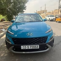هونداي كونا 2023  خليجي  لون ازرق مميز  ماشيه 74 الف حقيقي فقط  مكفولة...