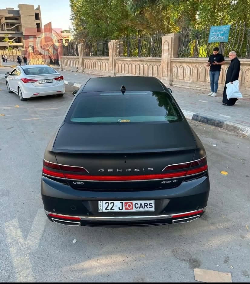 جنسس G90 موديل 2022 فول موصفات مغلفه ppf  مات ماشيه 44 الف كيلو قطعه وحده فقط السعر 40 الف وبيه مجال مكان بغداد رقم ***********
