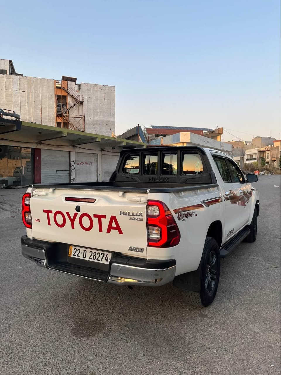 تۆیۆتا هايلۆکس مەرزیە 
شەریکە جیهان 
2022 
72,000 km رۆشتییە 
بێ بۆیاغ بێ لێدران زۆر خاوێن و پاک ماوەتەوە 
دینار مەسروفی نیە 
فول مواصفات  گێرئۆتۆماتیک - بەسمە - کامێرە - گوشین هیتەر - شەحن وایەرليس - شاشە گەورە 

هەموو قالبی بە شەرت 

315$ مەجال 

***********📞
0️⃣7️⃣5️⃣0️⃣3️⃣4️⃣7️⃣1️⃣3️⃣7️⃣0️⃣ شقلاوة, أربيل
