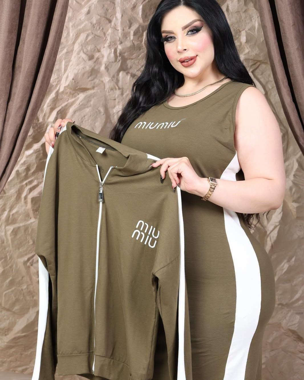 فستان تركي • ليكرا قطن • مقاسات L-3XL