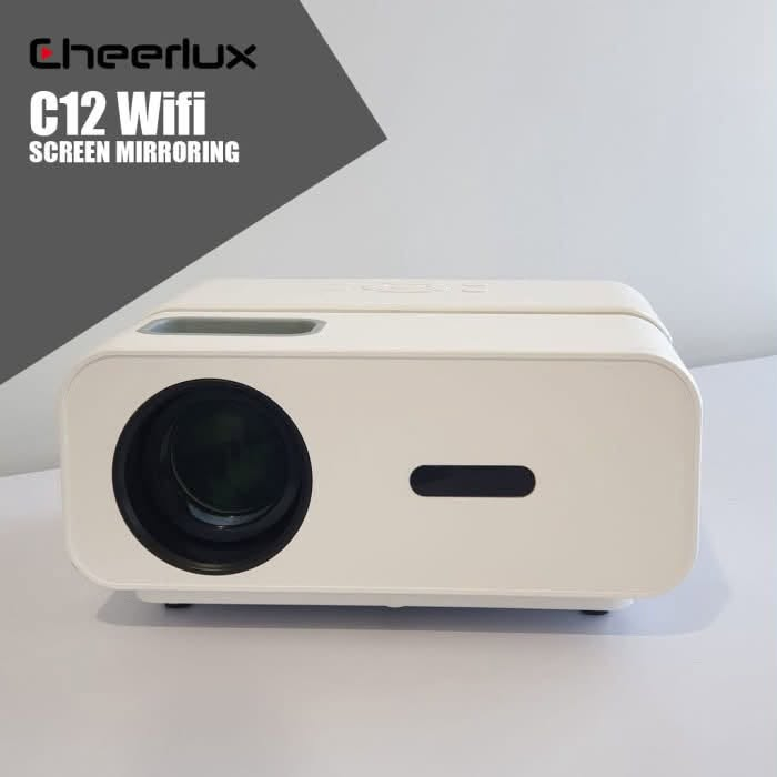 بروجكتر LED C12 Full HD

للبيع بروجكتر C12 بحالة ممتازة، مناسب للبيت والأفلام والألعاب والعروض.

🔹 دقة Full HD 1080P
🔹 يدعم تشغيل الفيديو من USB فلاش
🔹 Wi-Fi للاتصال لاسلكيًا
🔹 يدعم عرض شاشة الهاتف مباشرة على البروجكتر (Screen Mirroring)
🔹 اتصال مباشر بالجوال بدون الحاجة إلى كيبل
🔹 يدعم أجهزة Android و iPhone في وضع عرض الشاشة اللاسلكي بحسب الجهاز والتطبيق المستخدم 
🔹 مداخل HDMI + USB + AV
🔹 مصدر إضاءة LED
🔹 حجم عرض كبير يصلح لمشاهدة الأفلام والمباريات والألعاب
🔹 يأتي مع الريموت والملحقات والحقيبة
السعر 65  الف

نص مكتوب في الصور:
- Cheerlux C12 Wifi SCREEN MIRRORING
