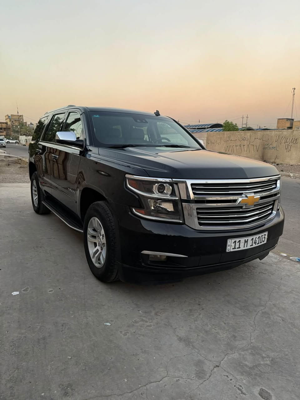 اللهم صلي على محمد وآل محمد
تاهو LTZ 2015 اسود ماشي ٨٦ ميل 
رقم بغداد انگليزي بأسمي تحويل مباشر 
صور الضرر + السونار مرفق مع المنشور 
معروفة ال LTZ بالموصفات وكلشي مبين بالصور 
ادامة كاملة دهون وفلاتر كل السيارة
بلاكات نوزلات فيول بمب كلة اصلي وكالة 
تخم تاير + تخم ويل اصلي gm 
السيارة حلوة ونصبتها تجنن وبلخير علي تصير من نصيبة 
للبيع بسعر ٢٧٢ ورقة بيها مجال بسيط 
للجاد بالشراء *********** ابو درة
