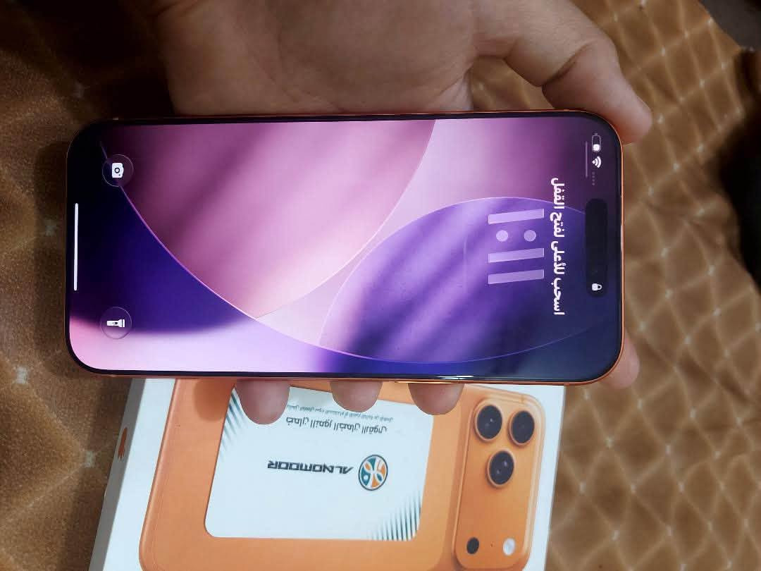 iPhone 17 Pro Max

• سعة 256GB
• البطارية 100%
• نسخة اليابان 🇯🇵
• شريحة إلكترونية فقط، ما بي شريحة عادية
• كيبل الشحن مالتة بعده ما مفتوح بالكارتون
• الجهاز ماخذة بتاريخ 2026/6/11، يعني صارله تقريبًا شهرين
• مشحون 59 مرة
• السعر 1,760,000

📍 بغداد – الحرية
📱 واتساب فقط: ***********

المو شراي لايتعبني
