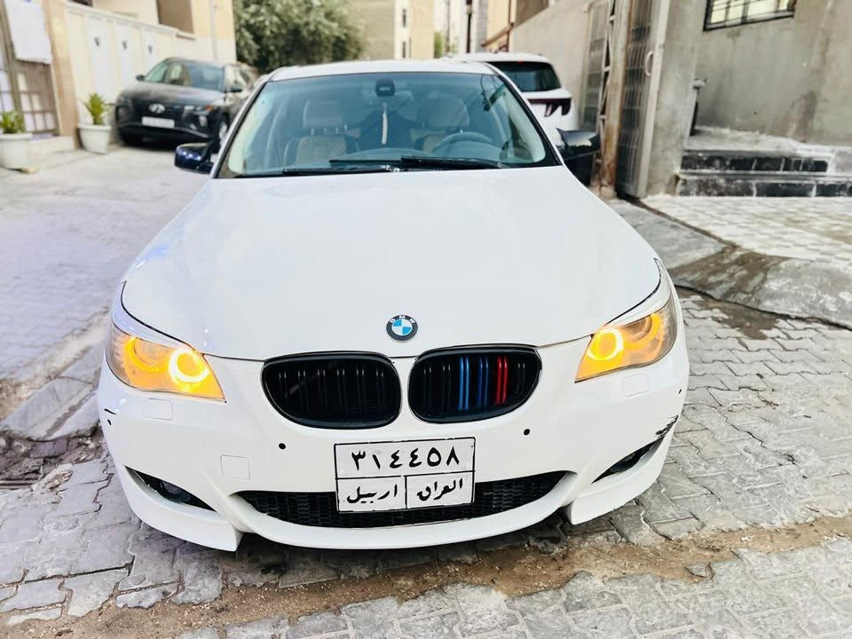 للبيع ميماتي بي ام دبليو N52 B28 E60
( خليجي ) 2008
لون ابيض متغير 
رقم اربيل تحويل ثاني يوم شرط. لا غرامات ولا حجز ولا سرقة مرفق وياهة صورة الكشف عن معلومات السيارة 
كهربائيات عل بلاد ماملعوب بيهن 

سيارة عليها كت M كامل
بيه صبغ حزام أثر جراد بدون دك أو جاكوج أو ضربة قمارة
مكفولة حتى من الصبغ القمارة  
1_بصمة
2_تبريد قطعتين
3_كروز سرعة
4_منظومة تبريد جديدة كاملة
5_مراية داخلية وجانبية عاكسة
6_تحكم ستيرن
7_كشنات كهرباء
8_شاشة أعطال
9_داخل بيجي
10_لايت زنون LED
11_كشنات  جلد بيجي
12_سلايد3طكات
13_ويل M مع تخم تايرات جديد
14_بك لايت LED 
15_صدر أمامي  خلفي جديد 
16_داخل جلد ومغلفة الكشنات 
17_منظومه تبريد كاملة جديدة
18_حساسات أمامية وخلفية  بس مامربوط
19_إنارة ترحيب
20_دمامات بلادية
21_منفذ AUX
22_ماوس تحكم
23_شاشة
 السيارة فول عل اخير 
الـسـعـر 90 تم تخفيض السعر لين مستعجل بالعافية على الياخذهة 
مكاني: بغداد المنصور الوشاش 
رقم : ***********
