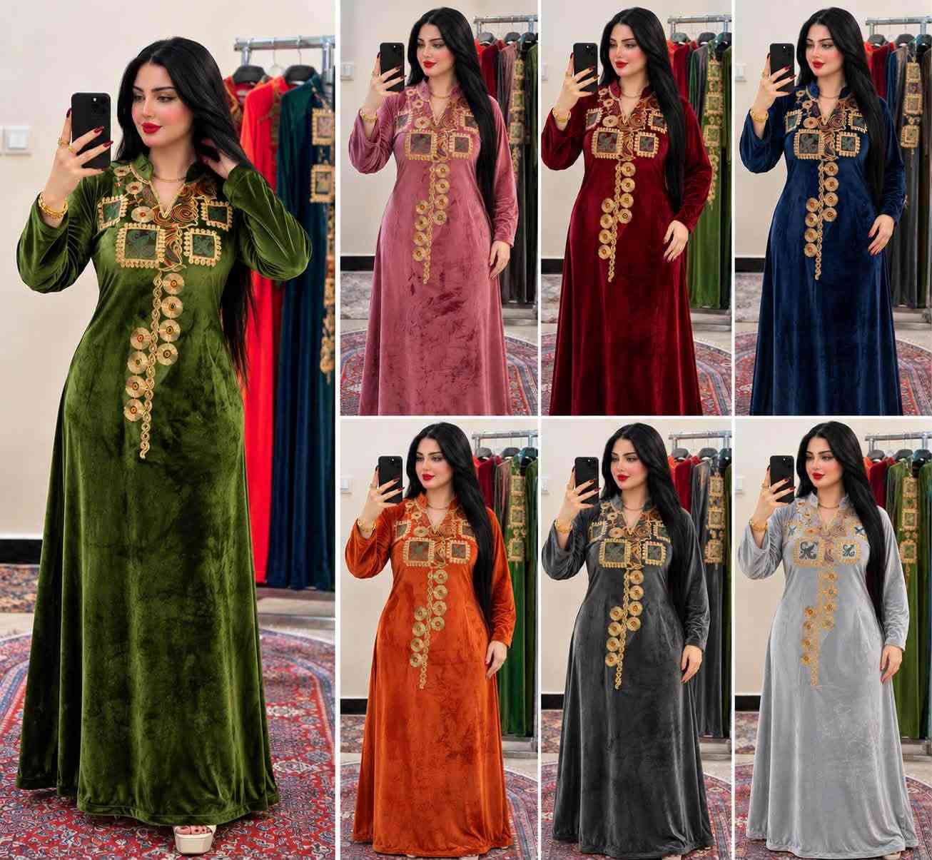 دشاديش نسائية • مخمل • جملة