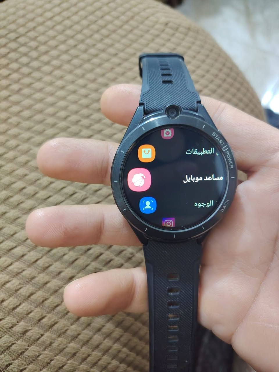 ساعه تايوند بيهه كامرتين  وتدعم كل التطبيقات
